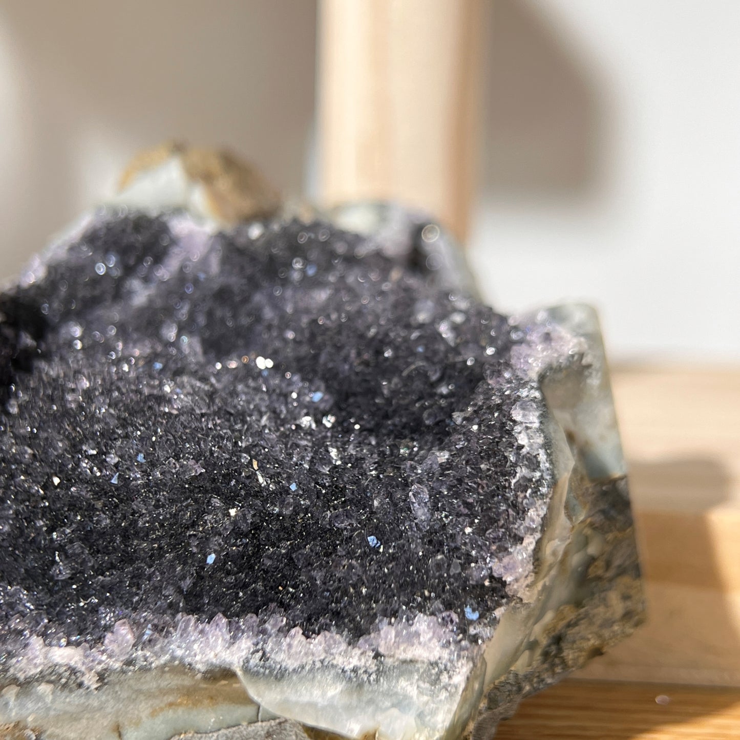 Black Amethyst Cluster 110g
