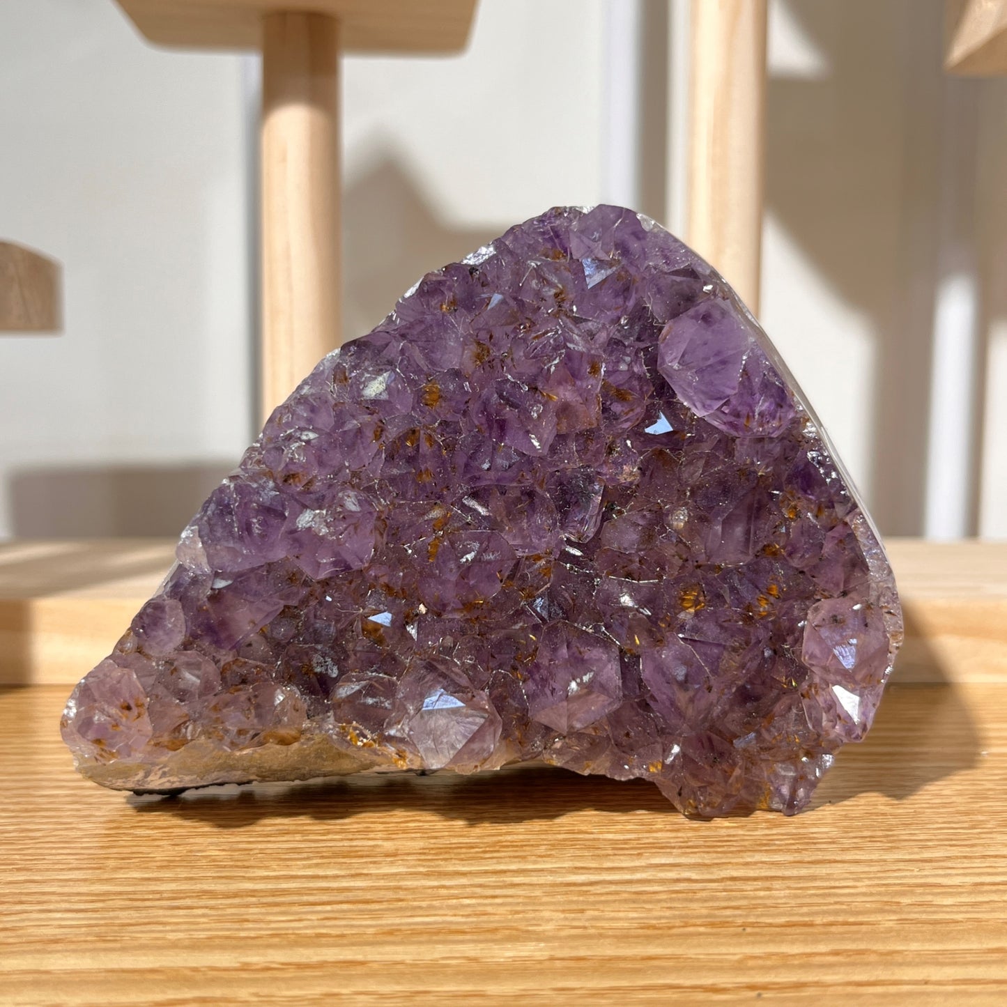 Titanium Amethyst Quartz Crystal Cluster - 379g