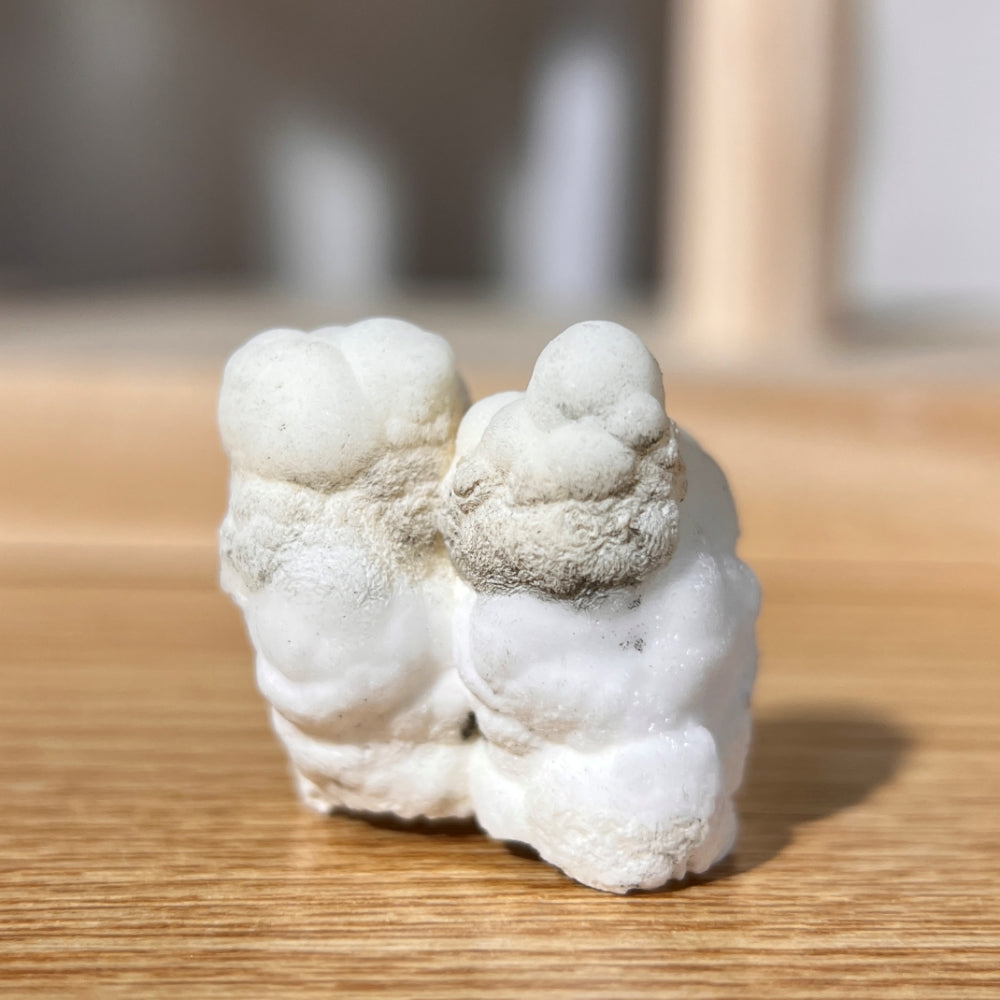 Hydrozincite Specimen | Crystals Formed | "The 2 Friends" 10g
