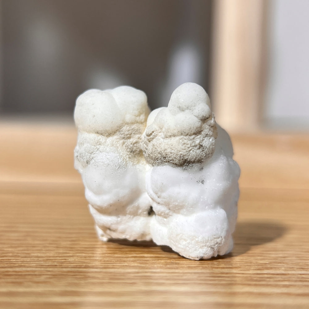 Hydrozincite Specimen | Crystals Formed | "The 2 Friends" 10g
