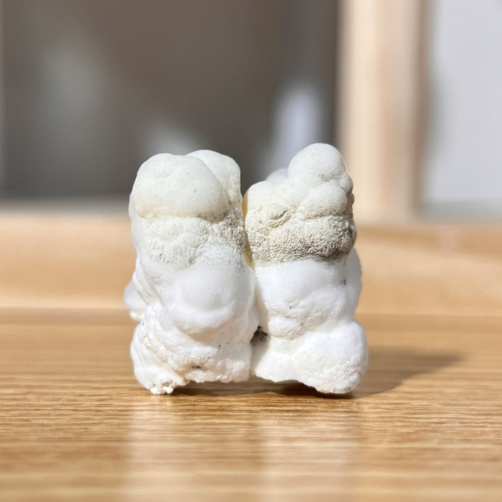 Hydrozincite Specimen | Crystals Formed | "The 2 Friends" 10g
